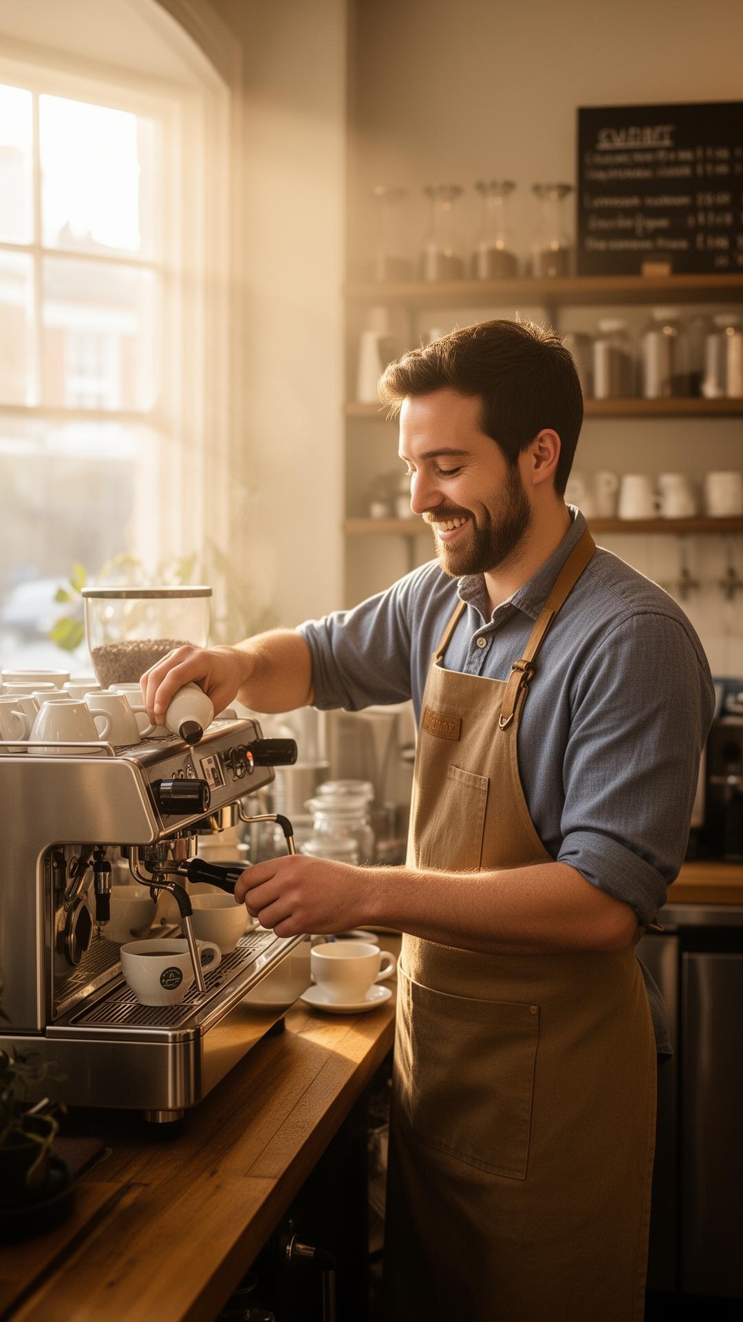 Coffee hospitality professionals