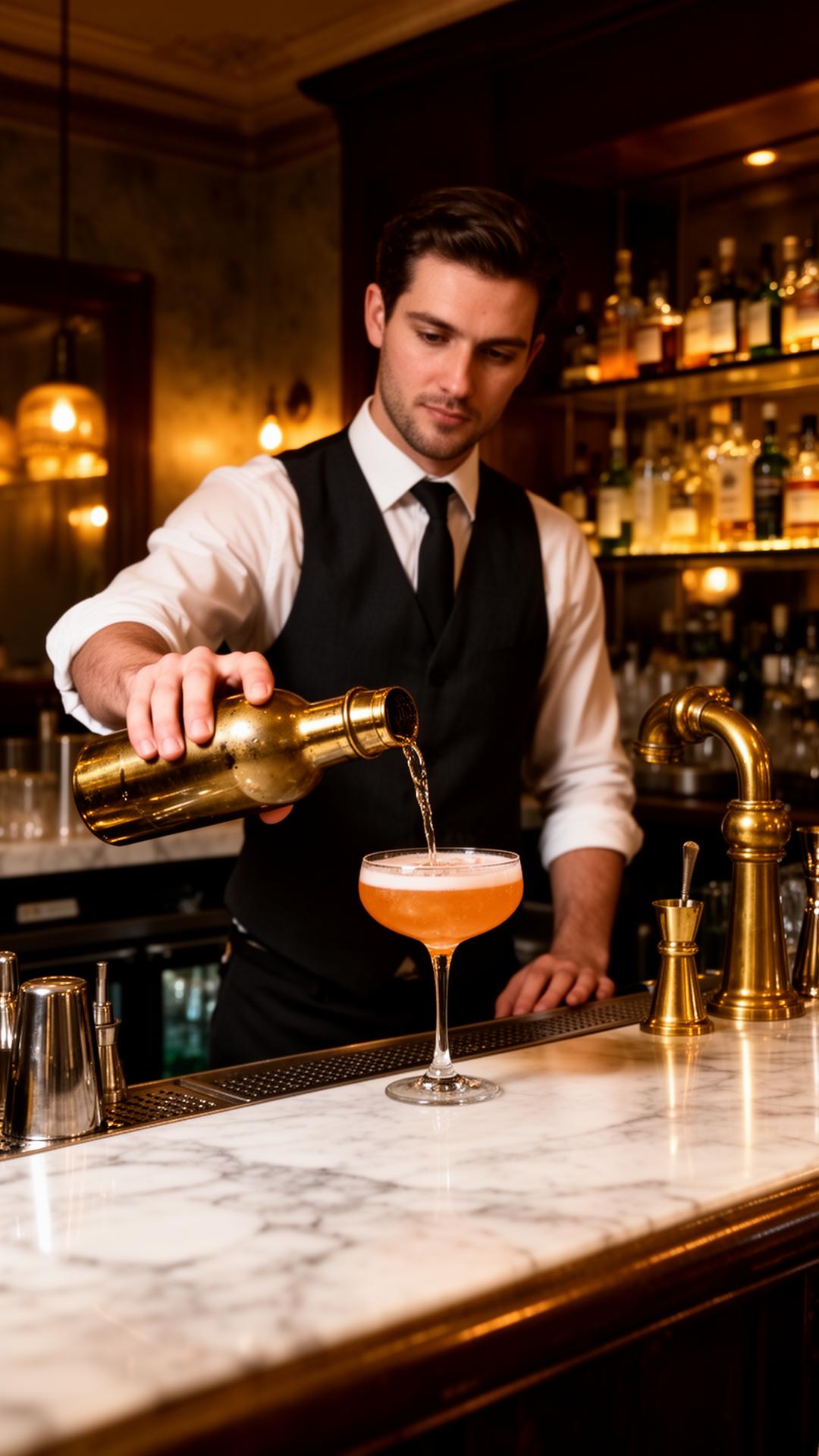 Bar hospitality professionals