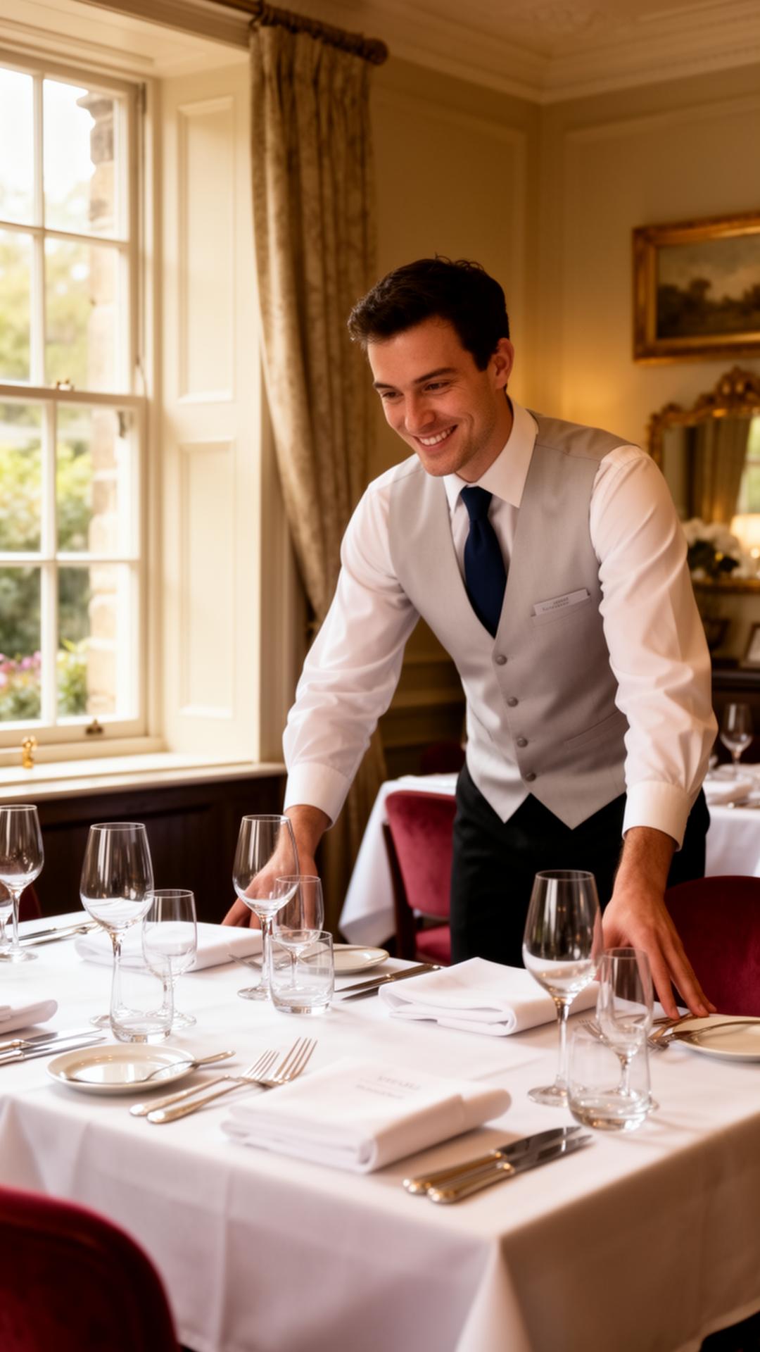 Front of house hospitality professionals